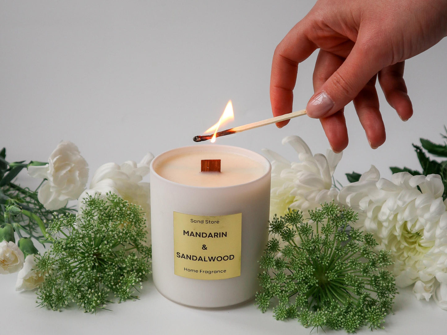 Mandarin & Sandalwood Candle