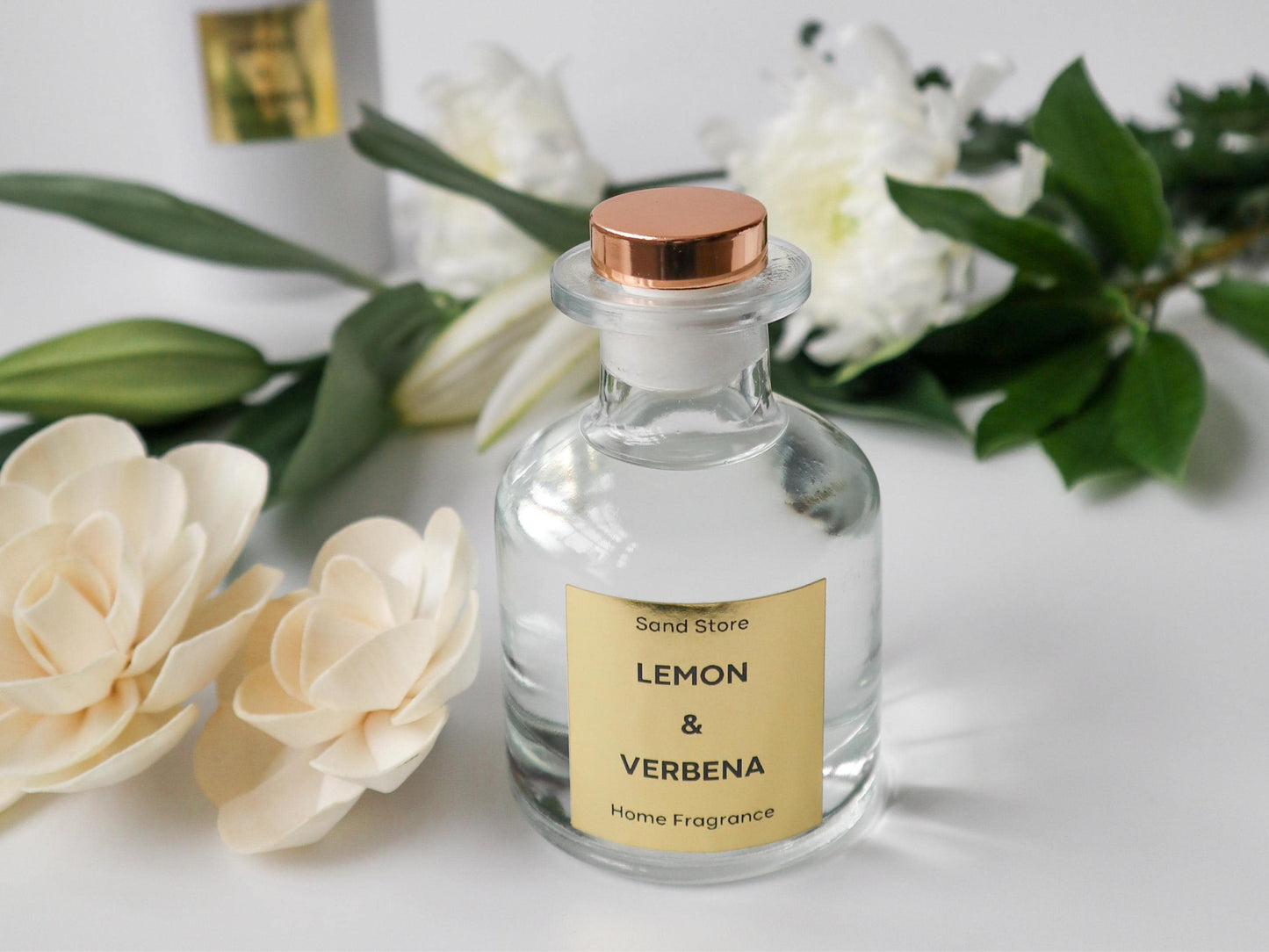 Lemon & Verbena Flower Reed Diffuser