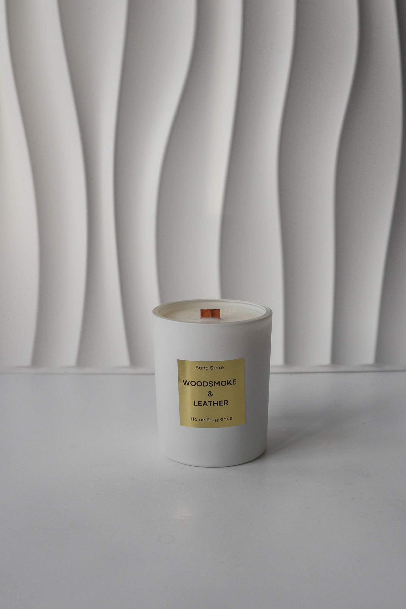 Woodsmoke & Leather Candle