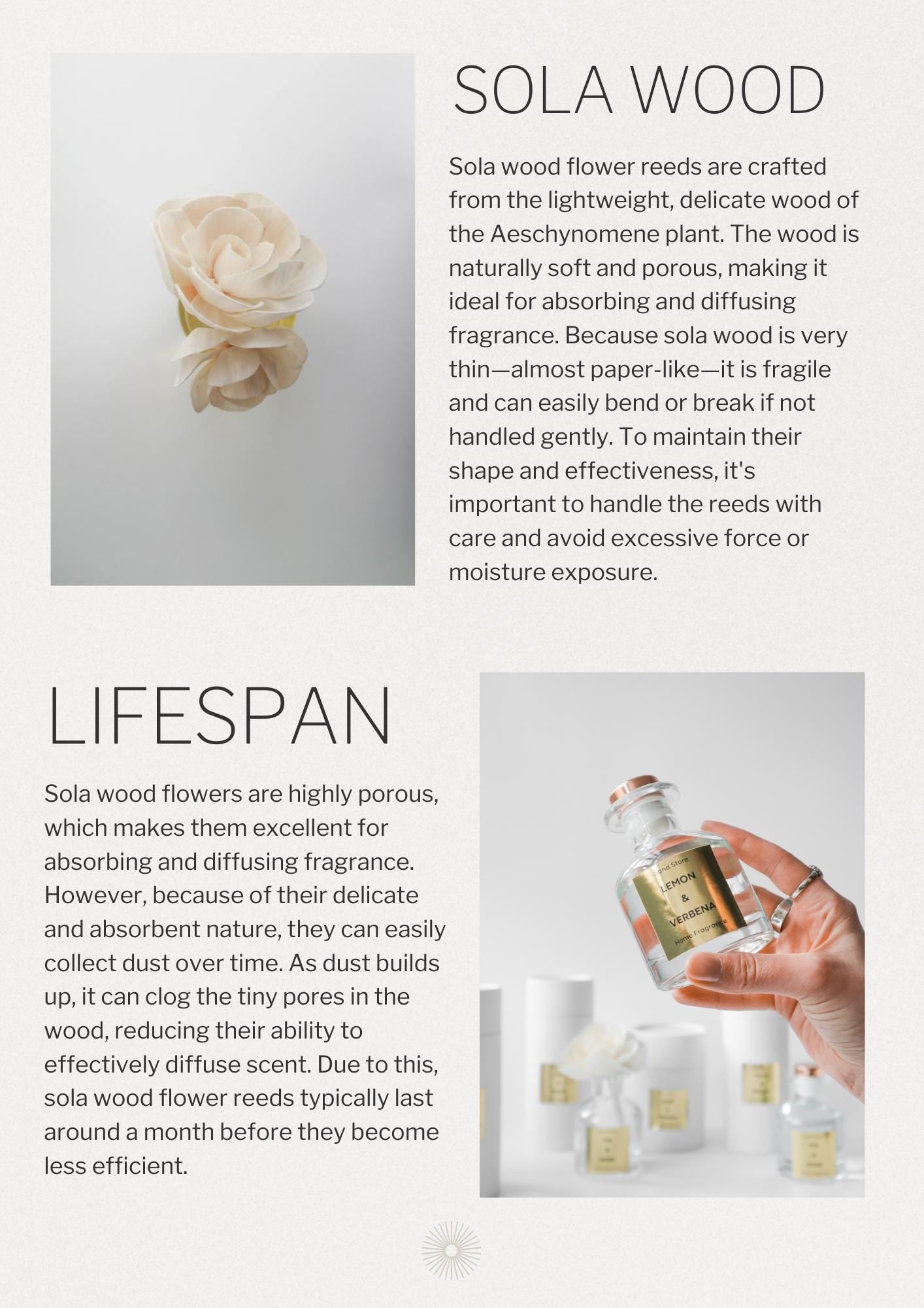 Lemon & Verbena Flower Reed Diffuser