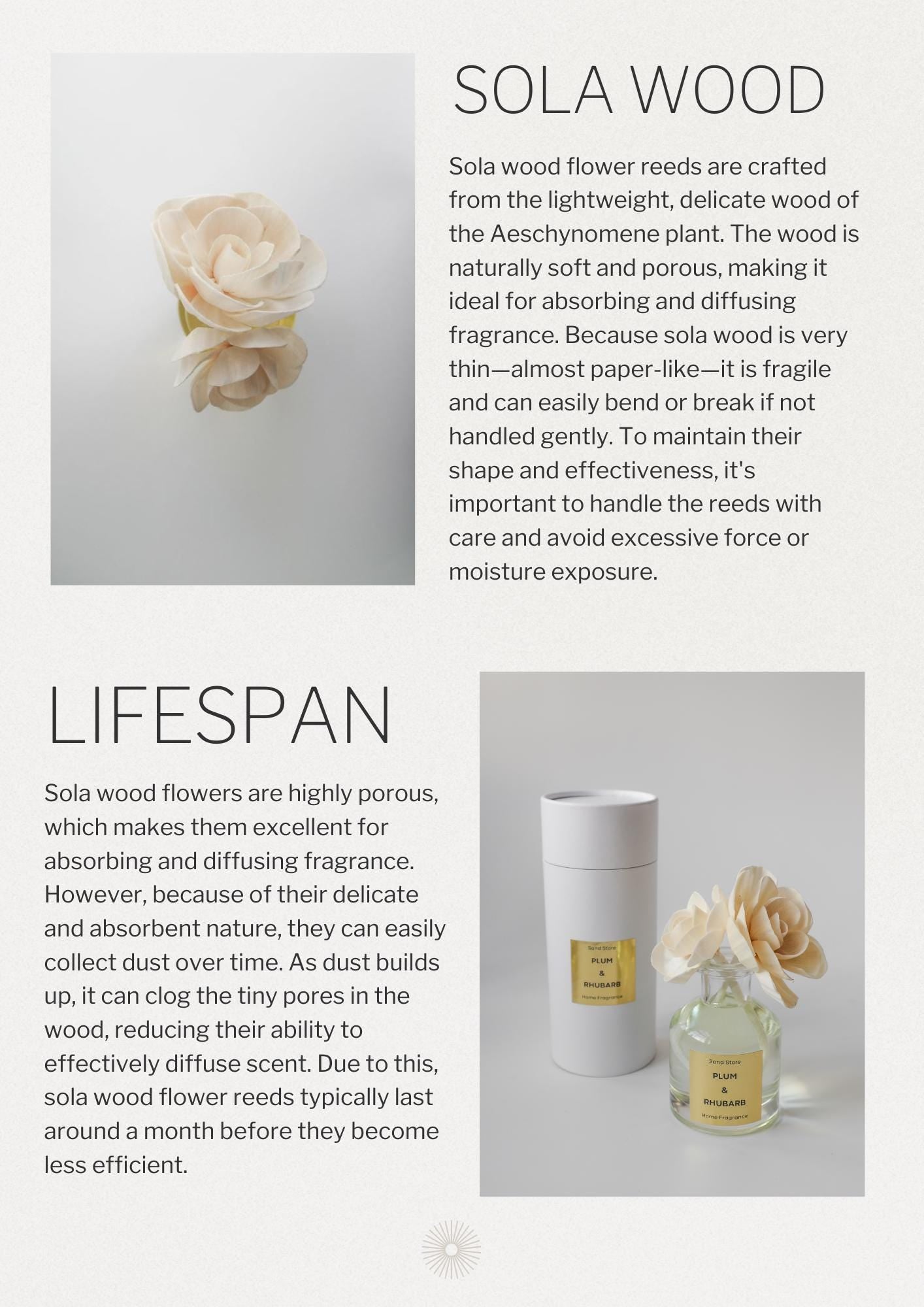 Plum & Rhubarb Flower Reed Diffuser
