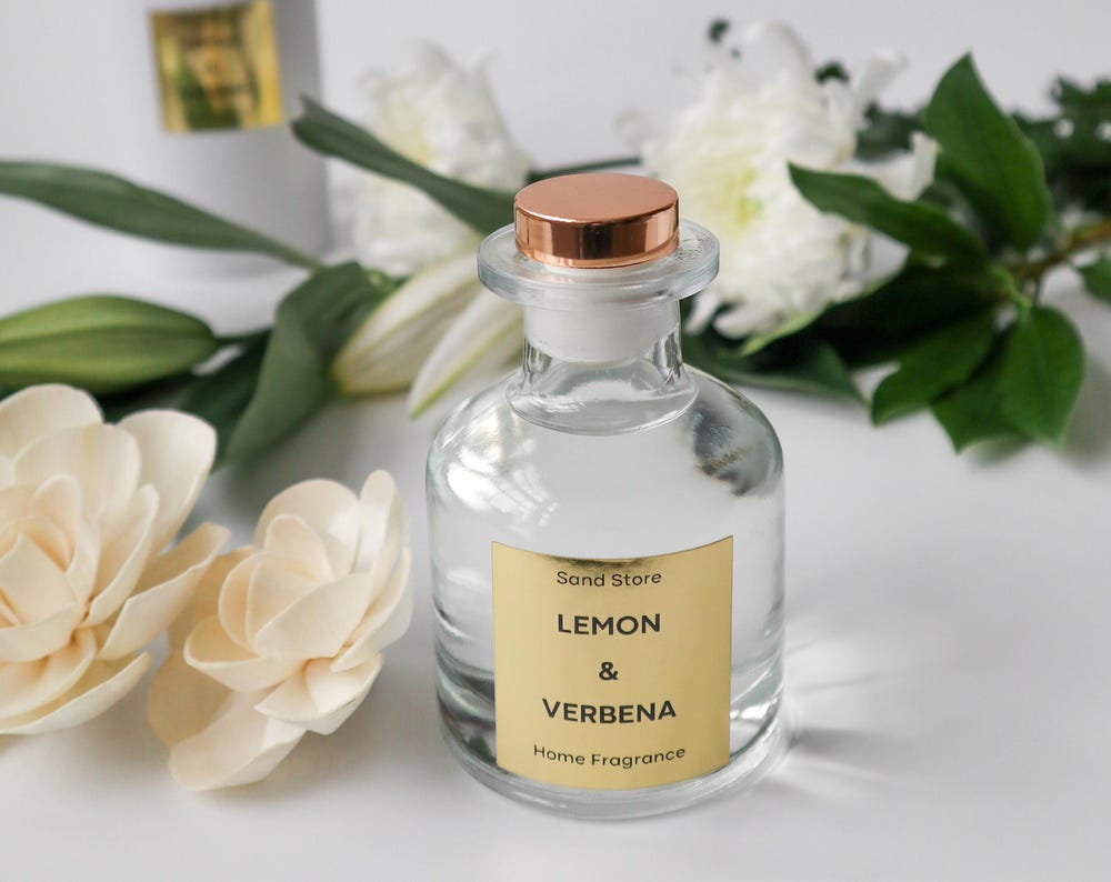 Lemon & Verbena Flower Reed Diffuser