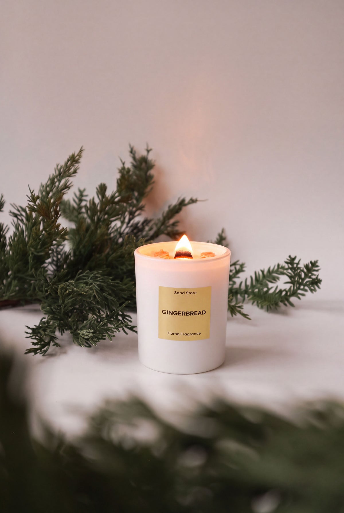 Gingerbread Candle
