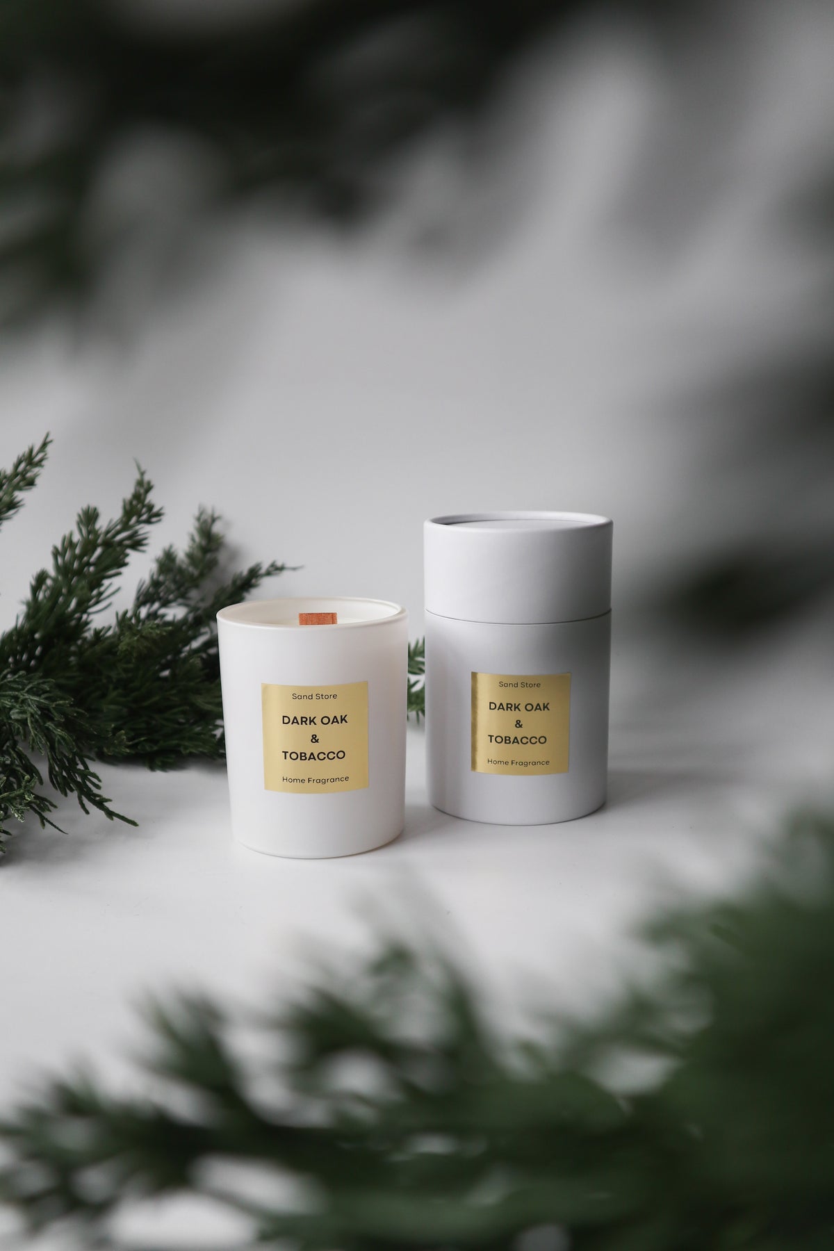 Dark Oak & Tobacco Candle