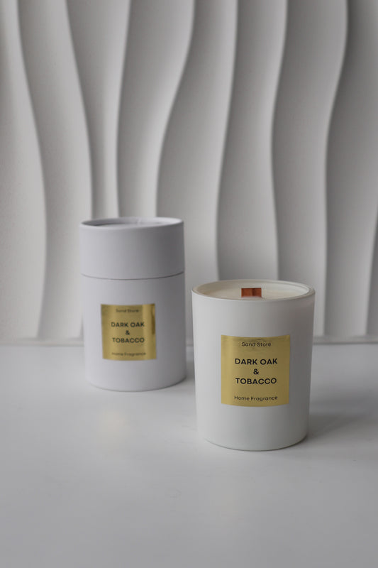 Dark Oak & Tobacco Candle